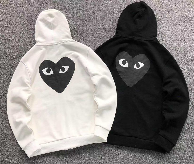 Зіп-худі CDG Play зипка ком де гарсон кофта плей