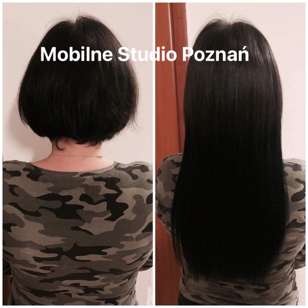 PRZEDŁUŻANIE WŁOSÓW mobilnie z dojazdem do klienta