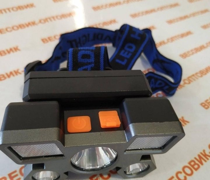 Налобний ліхтарик світлодіодний — 5 діодів