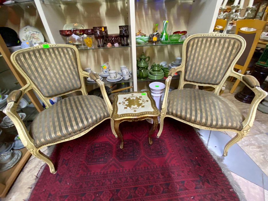 Fotele w stylu Ludwik XVI – komplet 2 sztuki - DOWÓZ