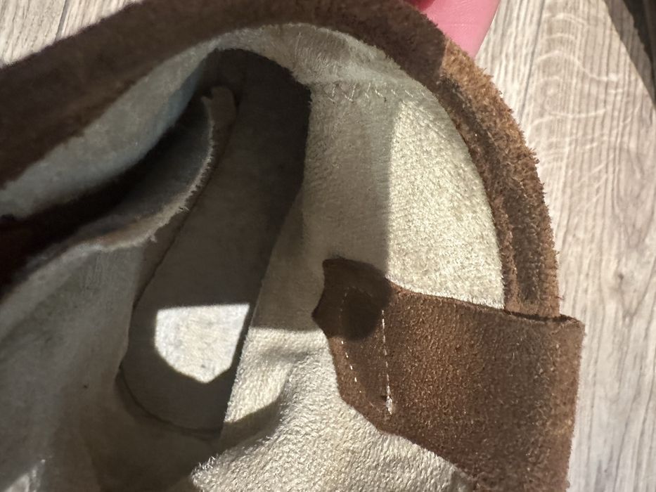 Botas pele castanhas rapariga