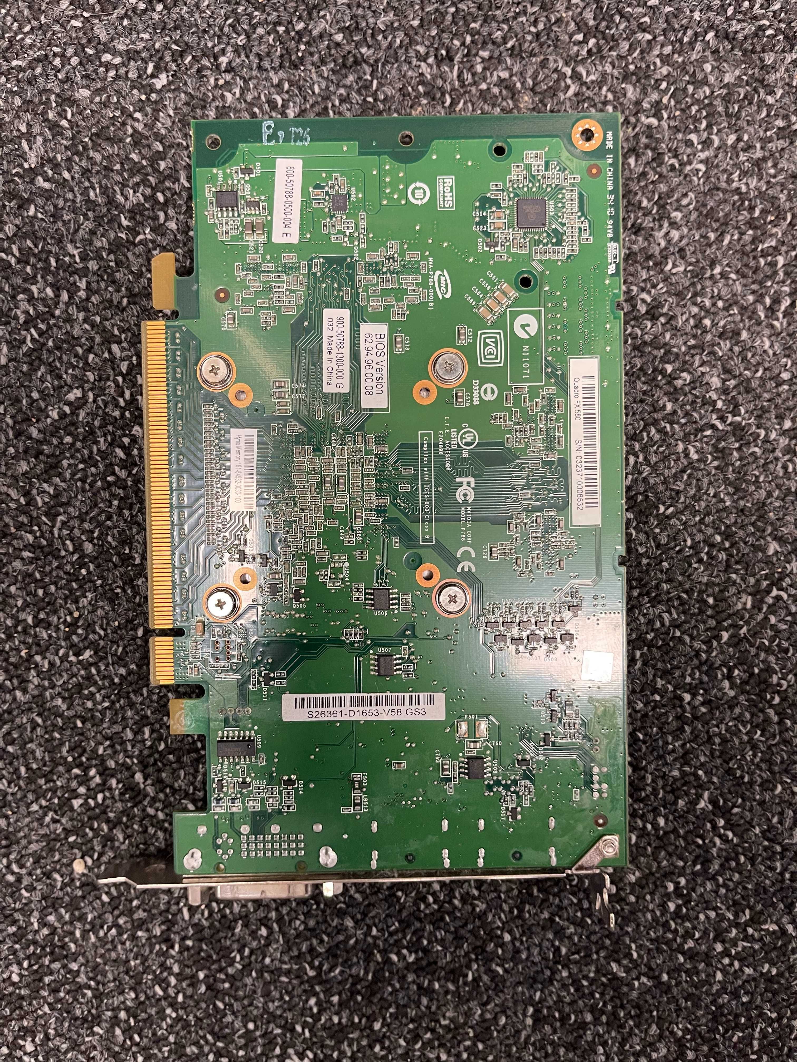 Karta Graficzna nVidia Quadro FX 580 512MB GDDR3 PCI-E x16