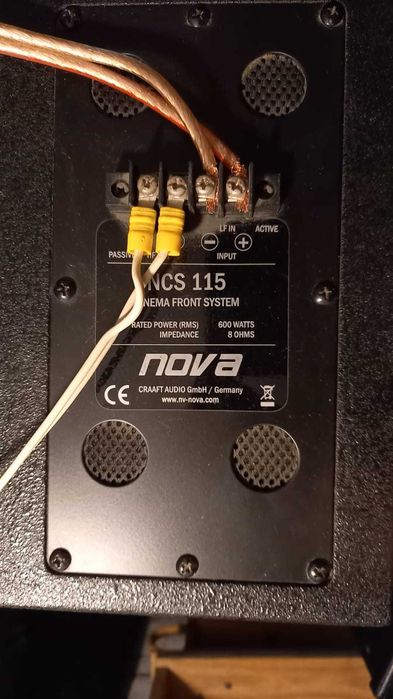 Profesjonalne kolumny kinowe NCS 115 – Craaft Audio / NovaAcoustic