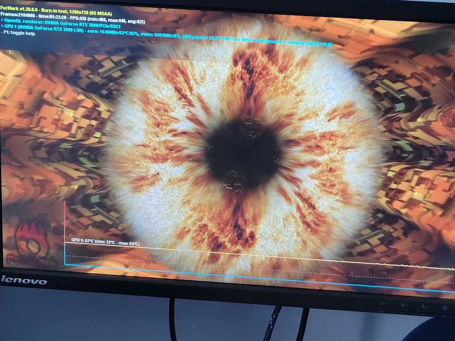 Gigabyte GeForce RTX 3080 GAMING OC WF WB LHR 10GB GDDR6X wodna dziala