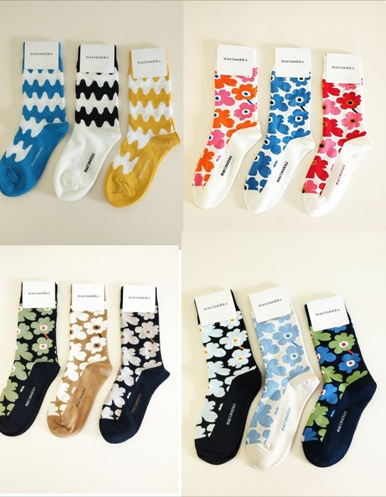 MARIMEKKO бавовняні шкарпетки
фірмові шкарпетки