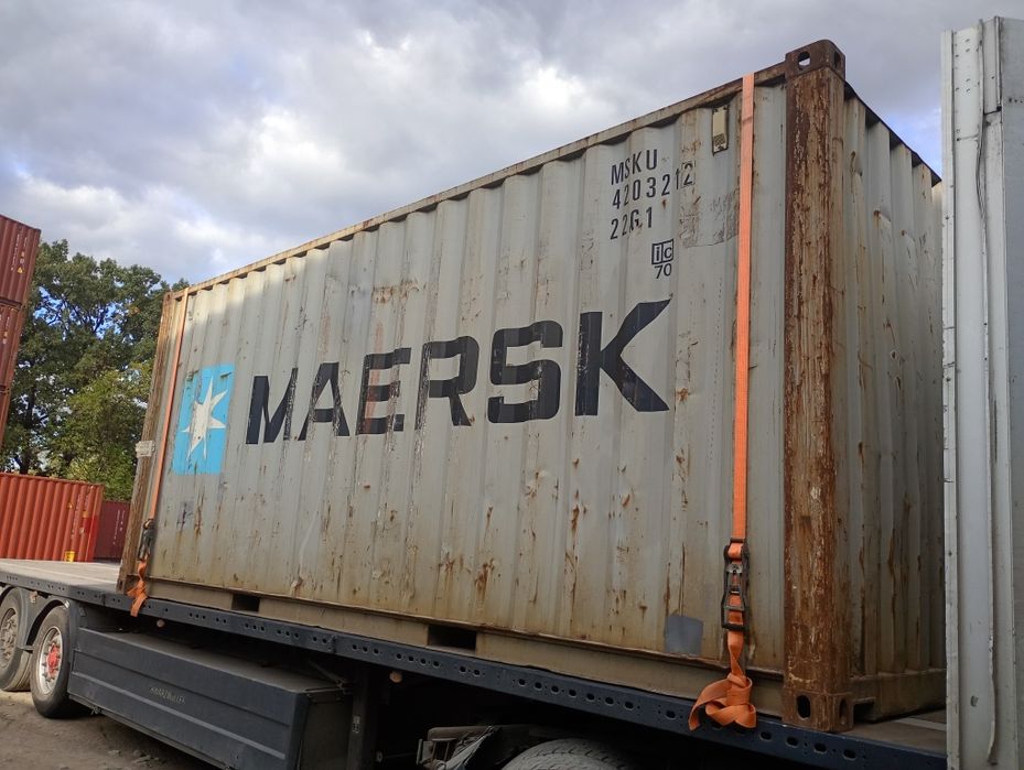 Kontener 20dc cena z dostawą 50km od Ostrołęki