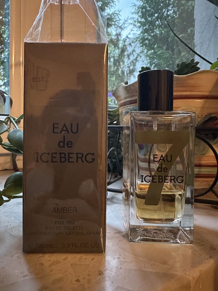 Iceberg Amber edt ambra żywica używane ubytek