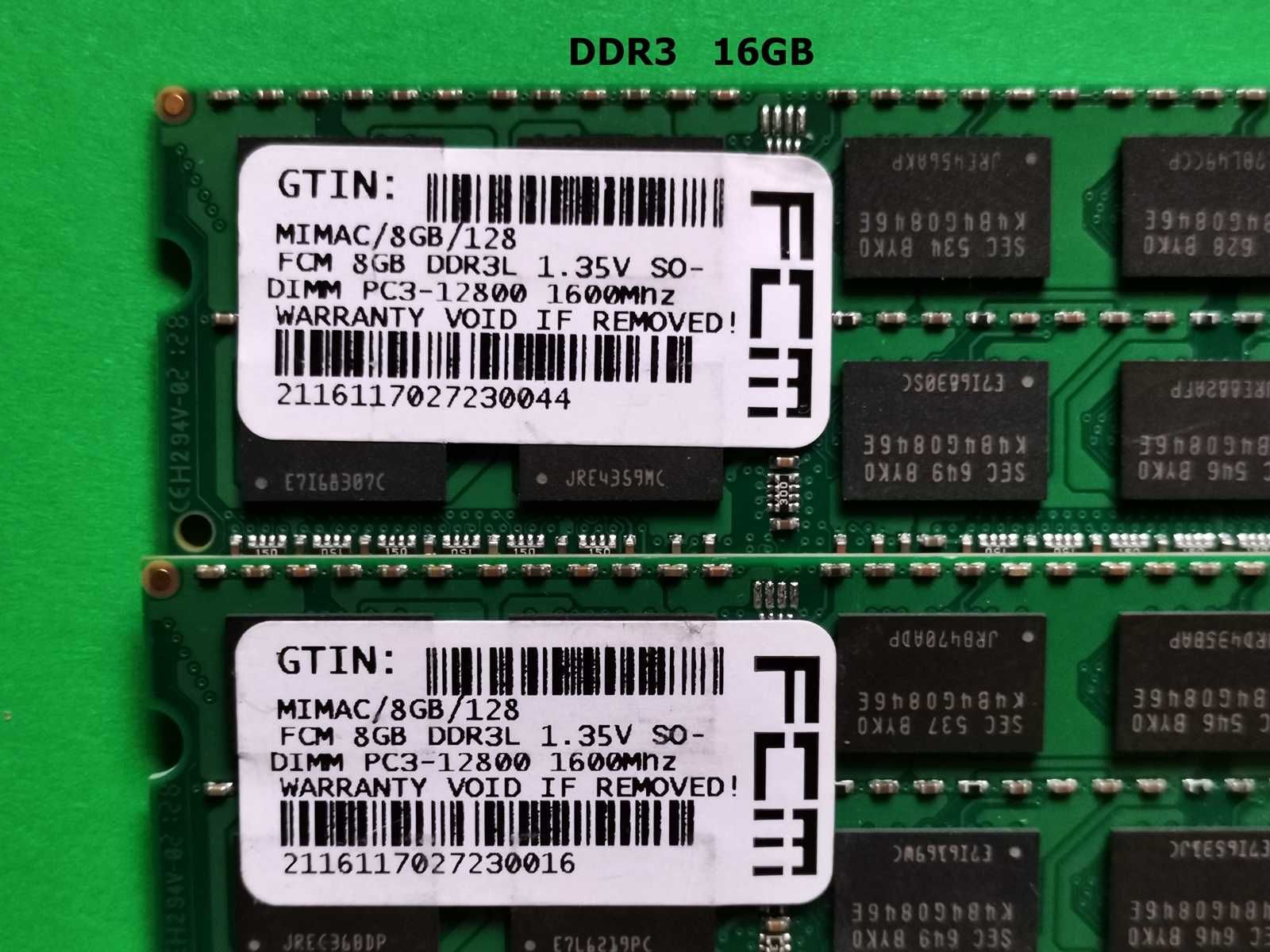 DDR3 16GB Samsung FcM 12800 L