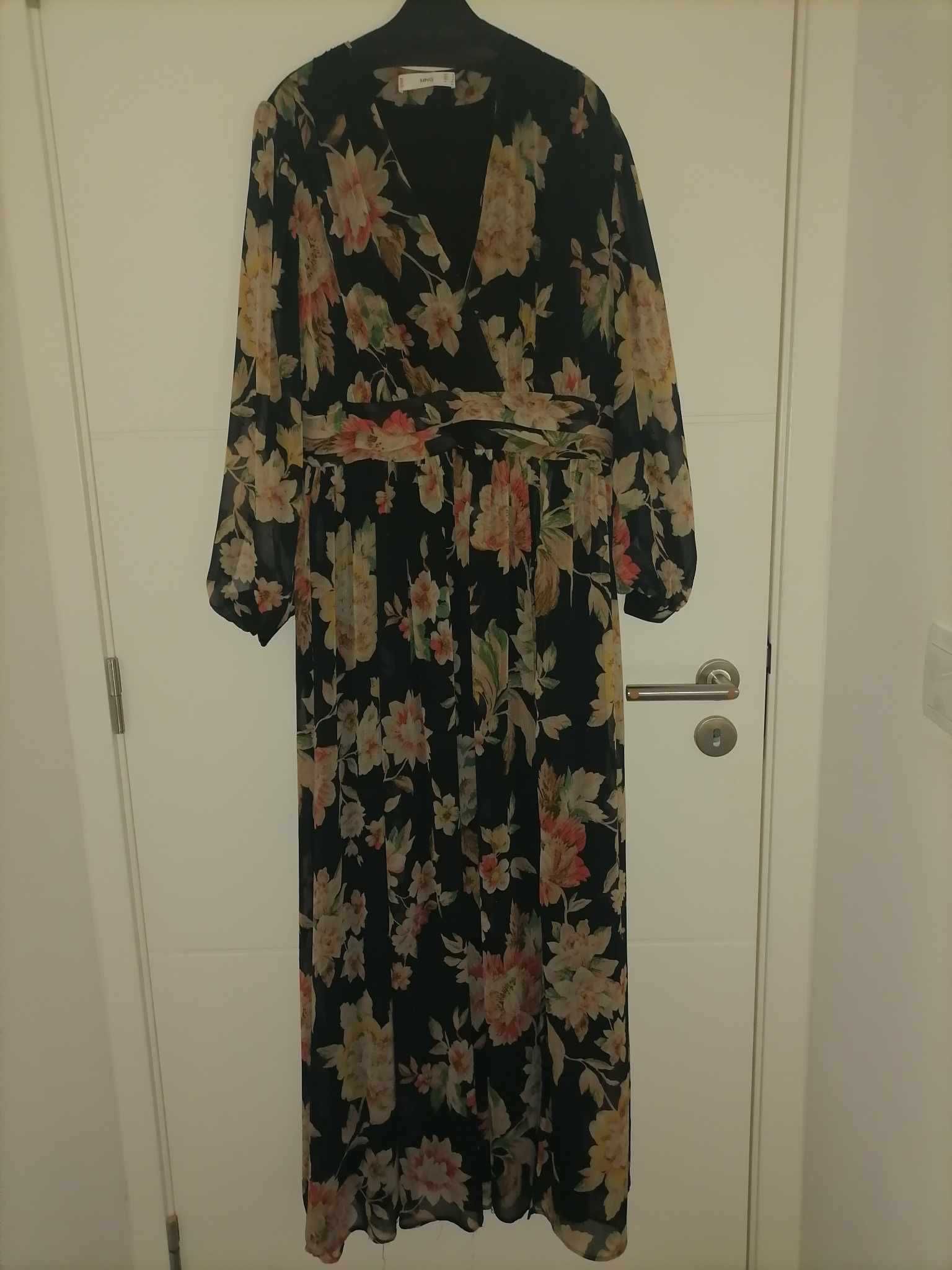 Vestido comprido Mango Tam M
