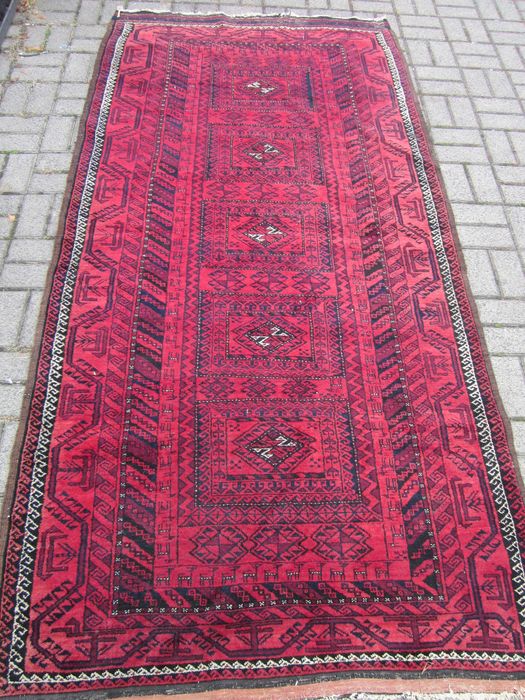 dywan wełniany ręcznie tkany vintage Afgan