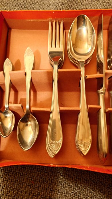 Hefra styl FRANCUSKI posrebrzane MET 90 - 36 sztuk