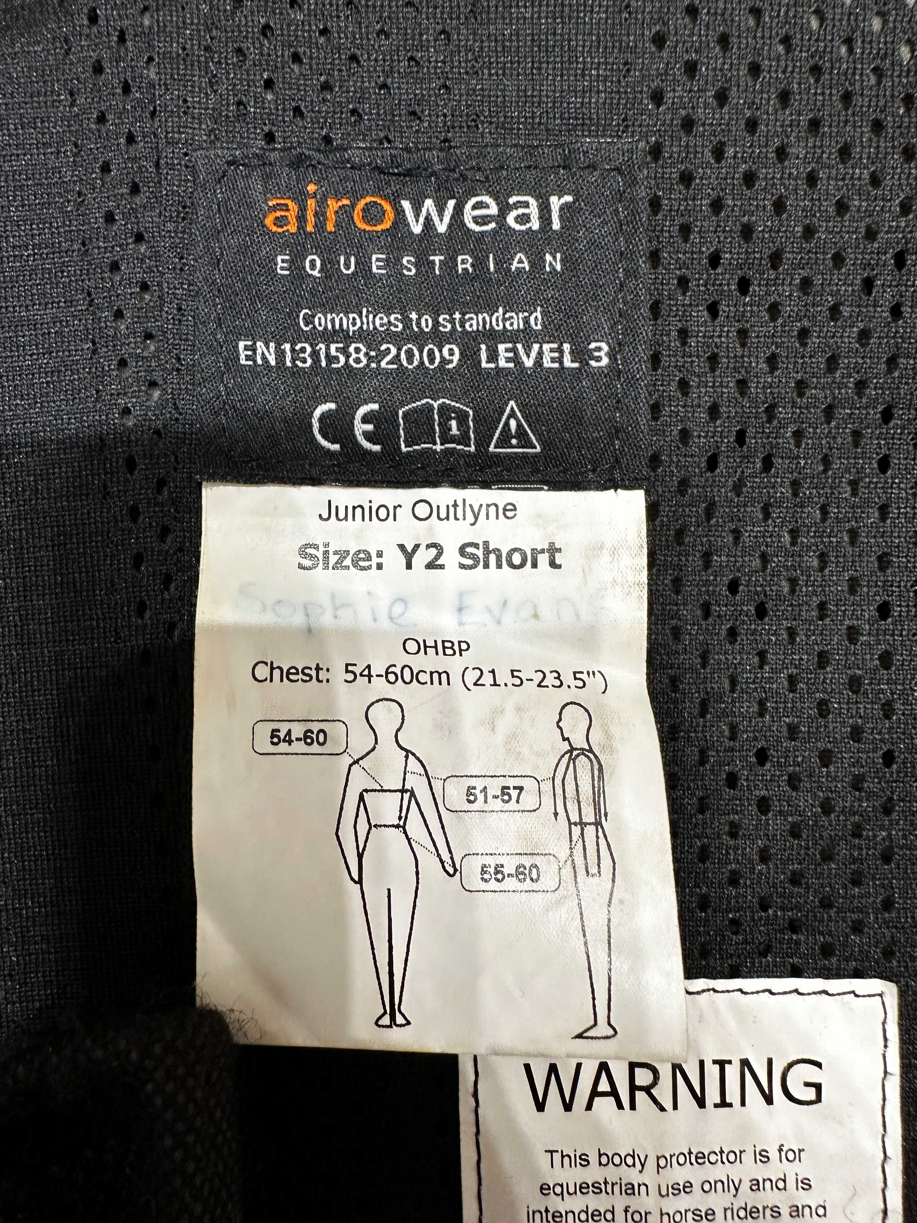 AiroWear L3 kamizelka jeździecka do jazdy konnej