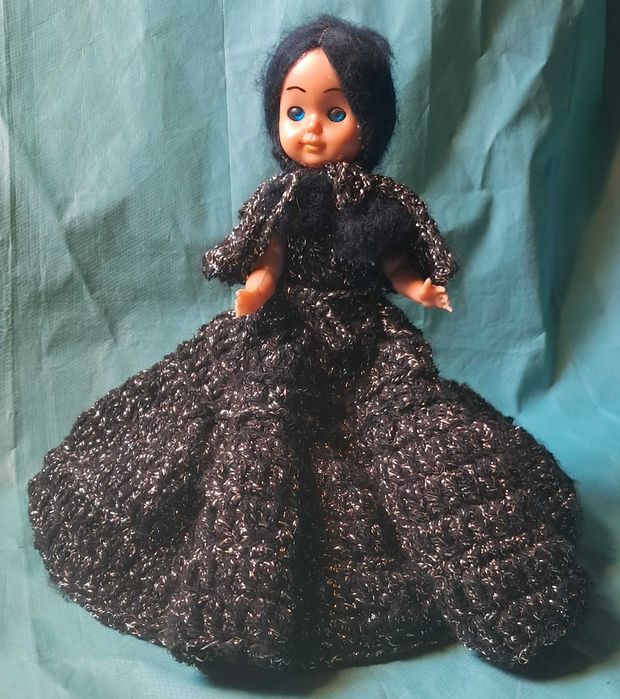 Stara włoska lalka firmy CS z lat 70-tych