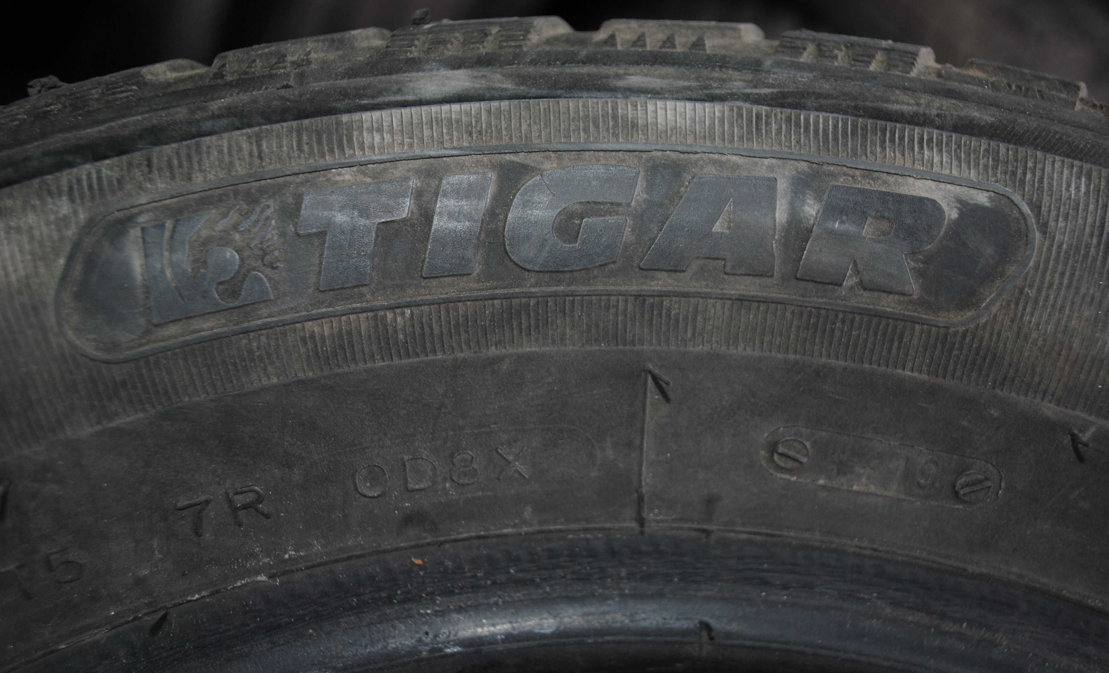 2 шини Tigar Winter 205/60 R16 96H Зима кін 19р протект 5 мм без латок