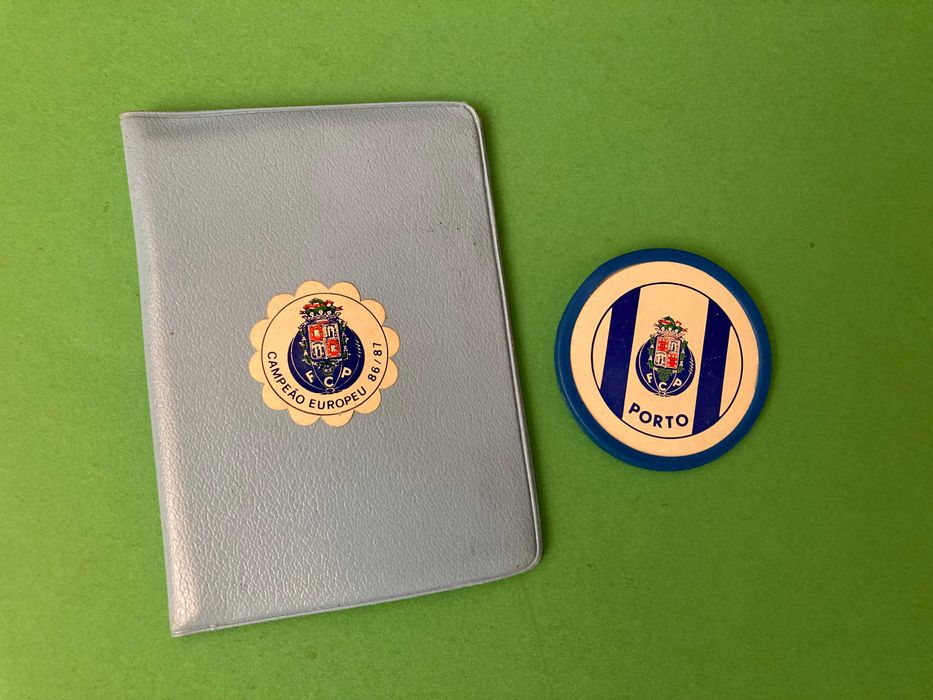 Conjunto Porta-Moedas e Espelho Futebol Clube do Porto Anos 80