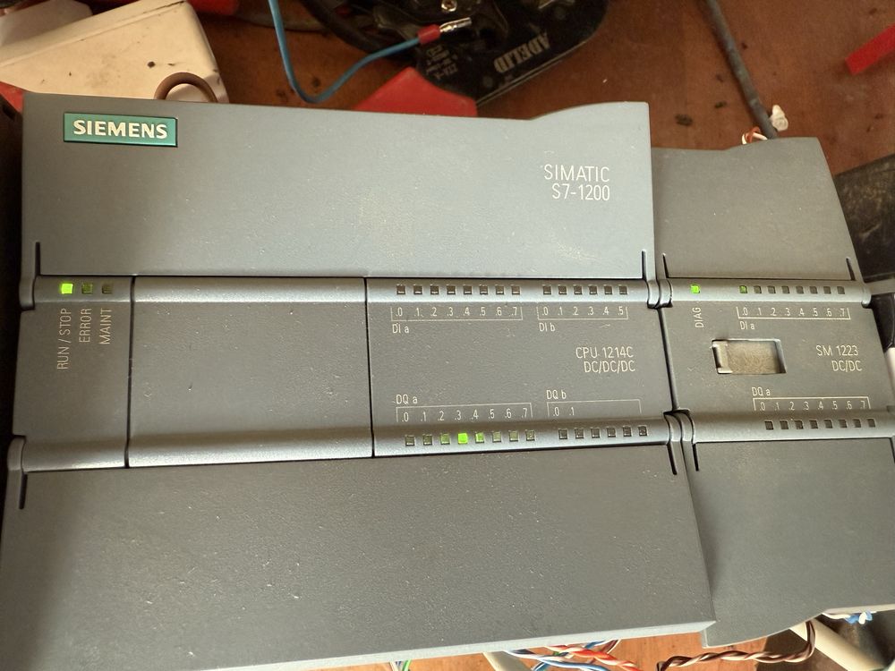 S7 Siemens 1200  1214C DC/DC/DC z SM1223 i zasilaczem PLC bez HMI