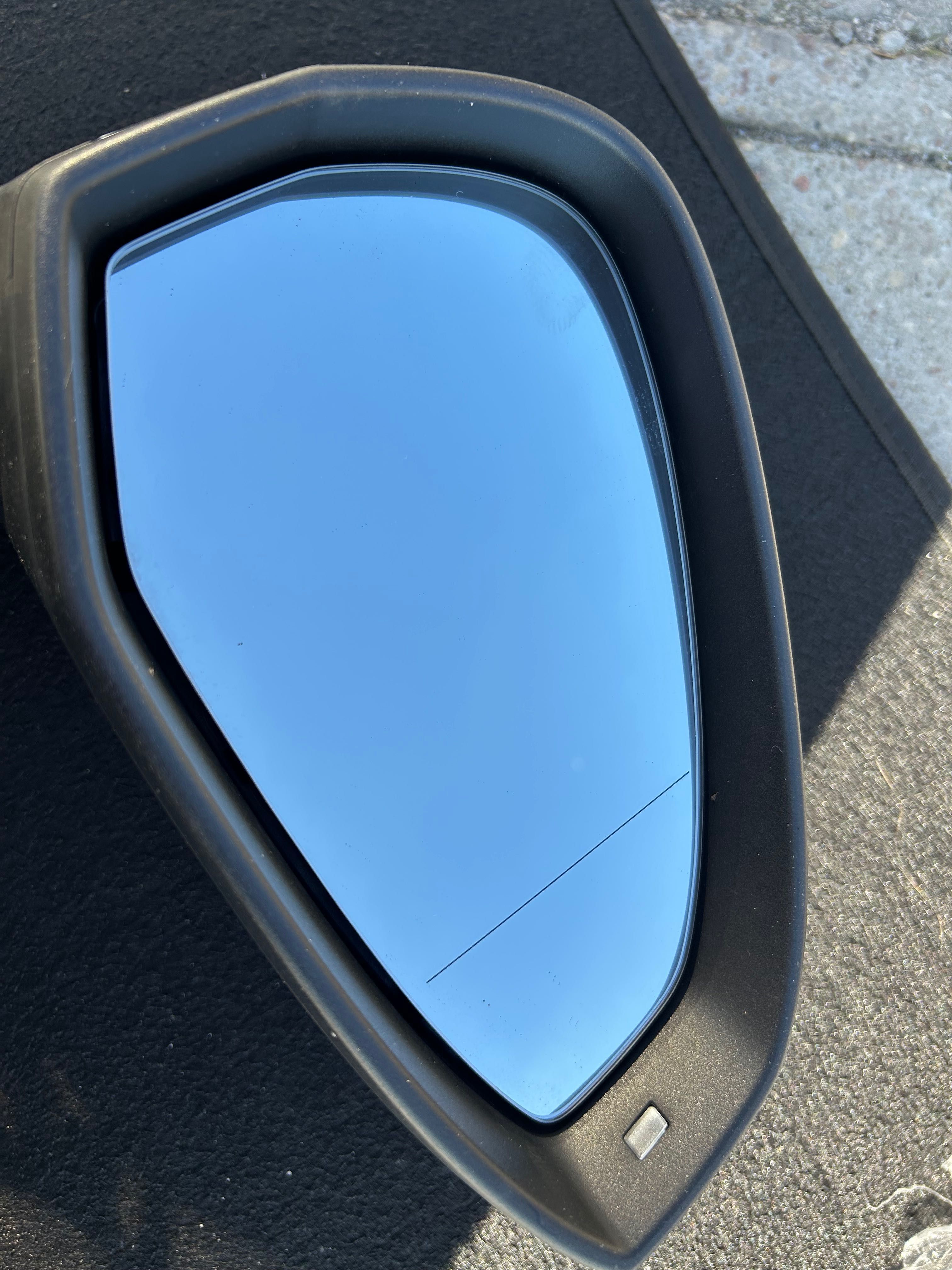 Lusterko prawe Audi A4 B9 6 pin białe LY9C