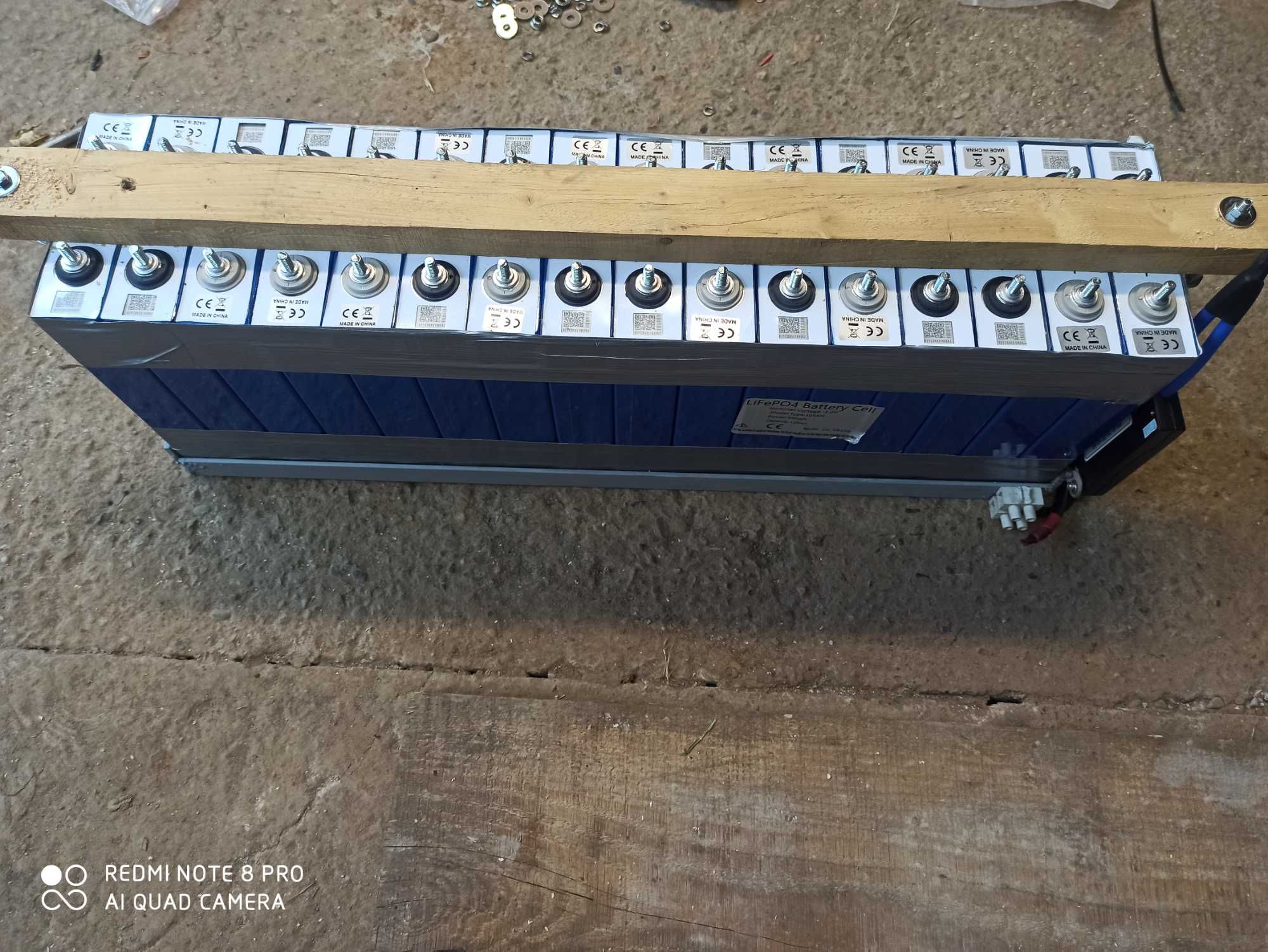 Magazyn Energii 48V Ogniwa LiFePo4 16x105Ah, BMS Wyświetlacz