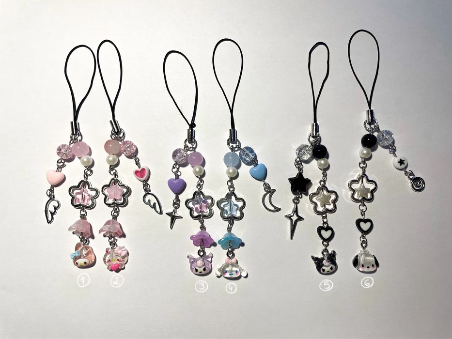 Sanrio Themed Phone Charms