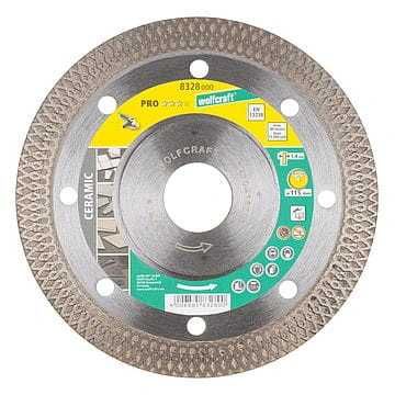 Tarcza diamentowa PRO CERAMIC TURBO 115, Wolfcraft