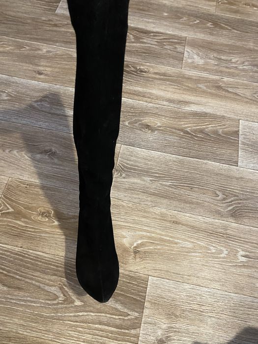 Сапожки натуральні замшеві