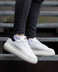 Жіночі кросівки Адідас/Adidas Stan Smith PF White Black 36 -40р.