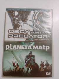 Płyta DVD -planeta małp i obcy vs Predator