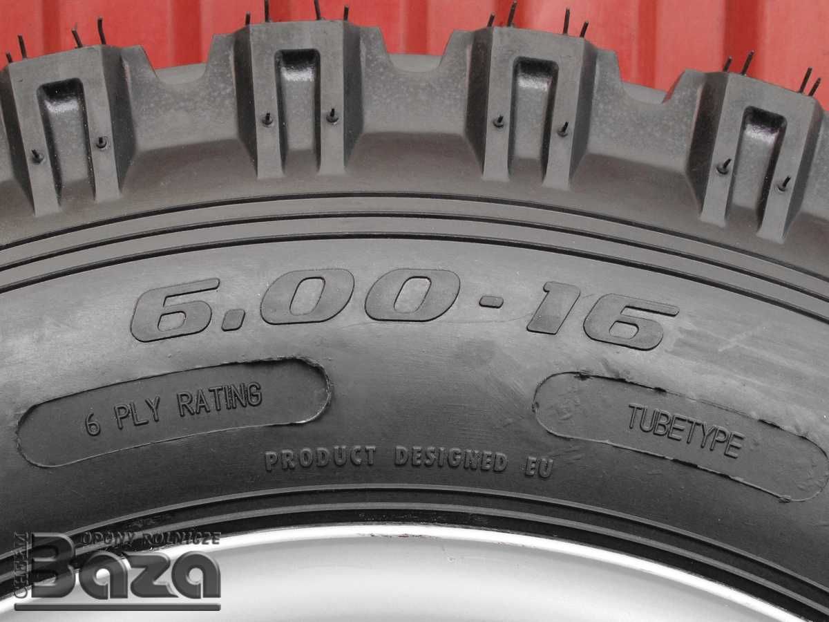 BAZA Koło 6.00-16 Kabat / Polkar 6PR Ursus C328 C330 ST-5 +Tani Kurier