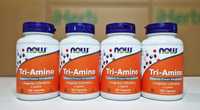 NOW Foods, Tri-Amino. Амінокислоти орнітин, аргінін, лізин. 120 капсул
