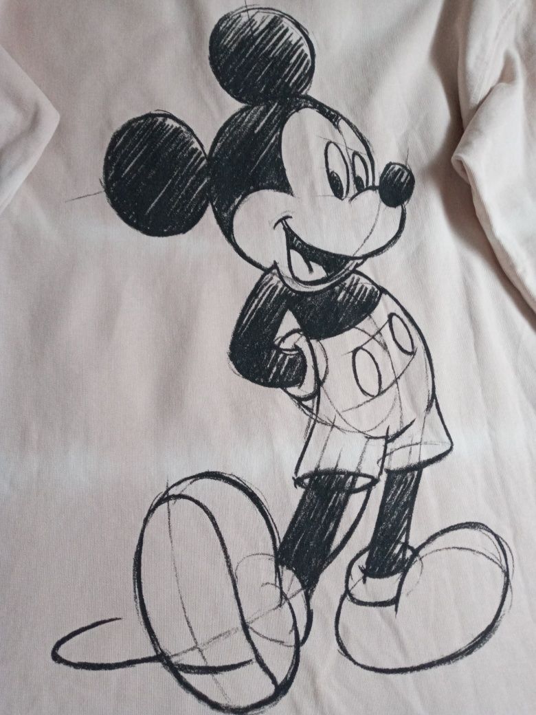 ZARA 11-12L dresowa sukienka z Myszką Miki Minnie