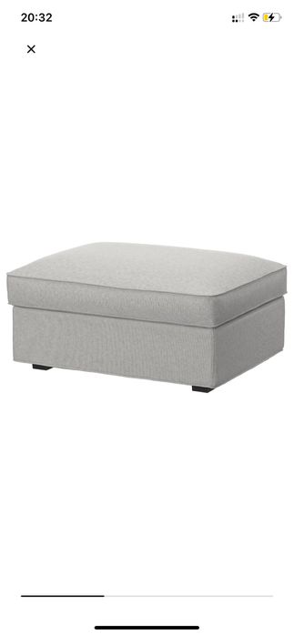 Puf z pojemnikiem z serii Kivik Ikea