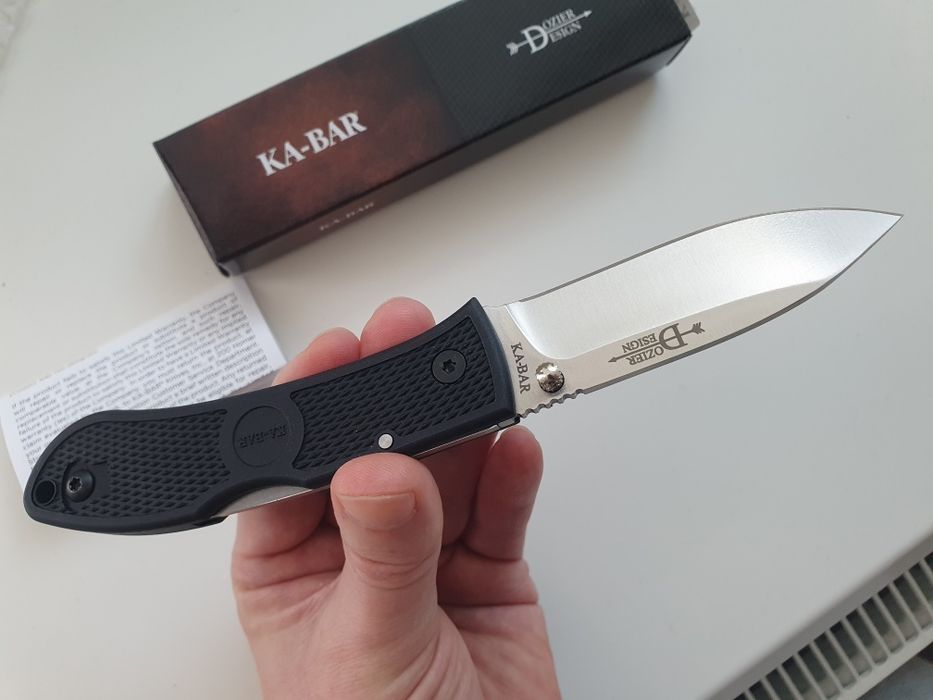 Складной нож Ka-Bar Dozier Folding Hunter 100% Оригінал!