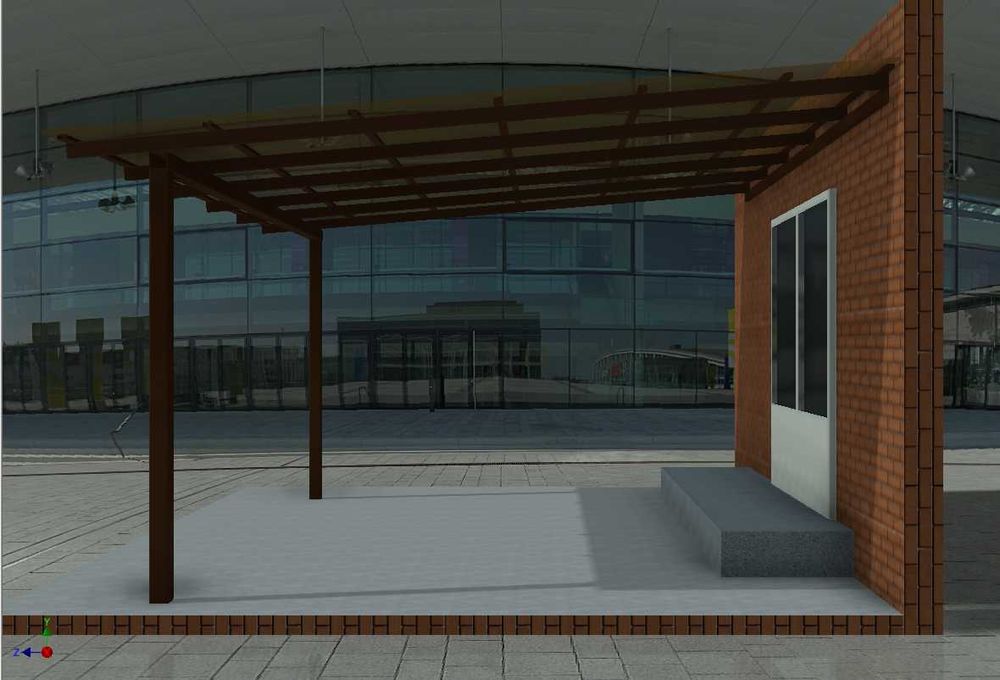 Визуализация и проектирование навесов конструкционных