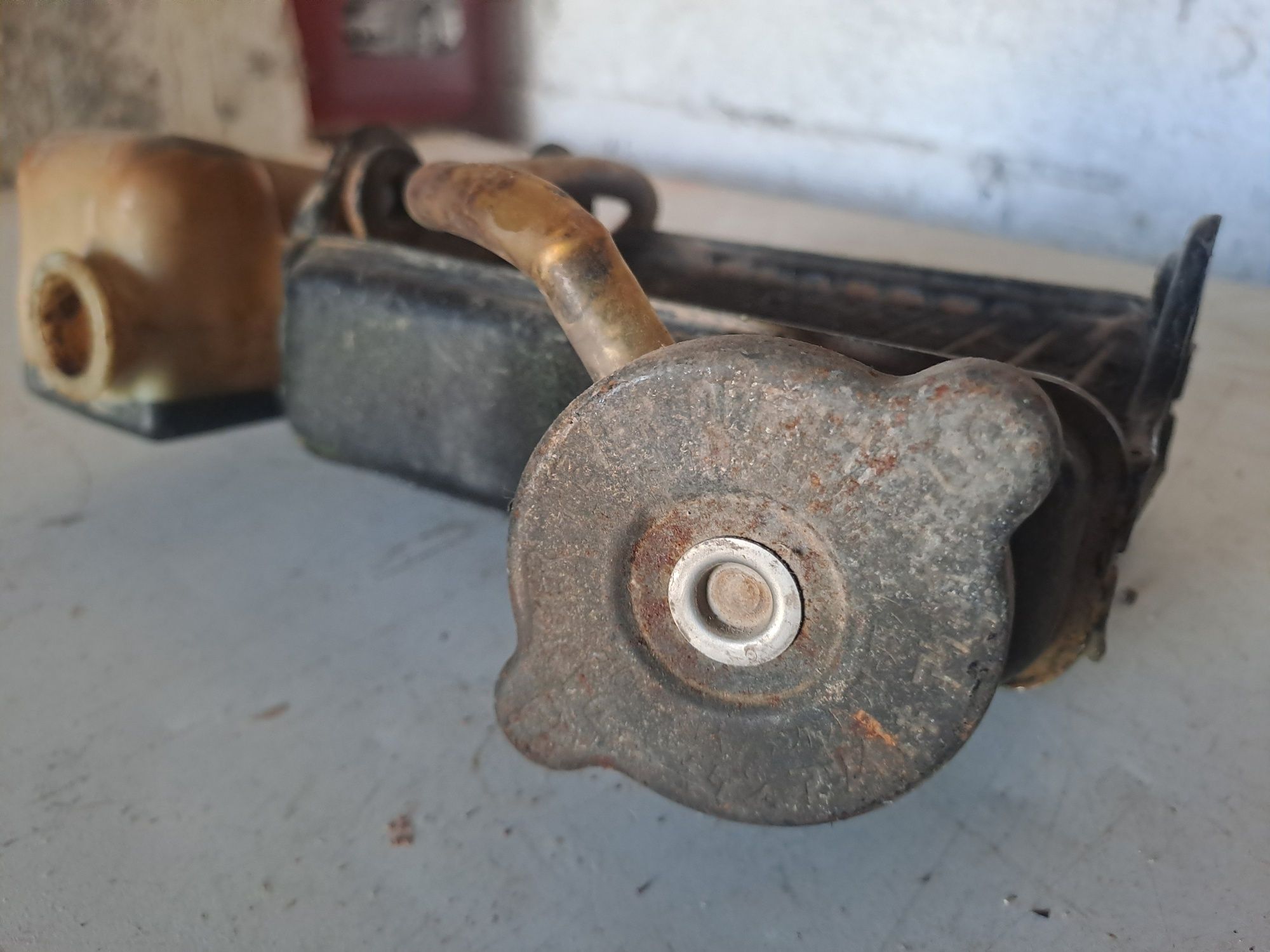 Radiador oriunda de uma Yamaha RZ50