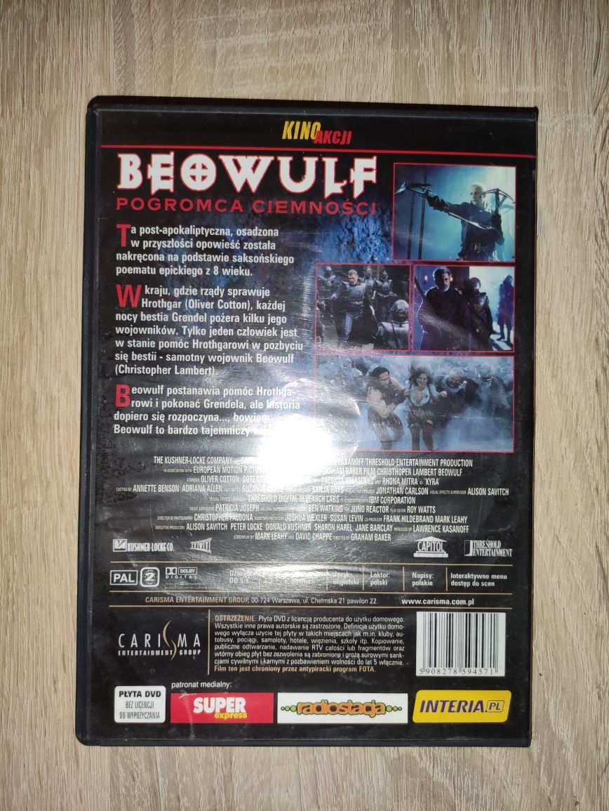 Film DVD// Beawulf pogromca ciemności Lambert