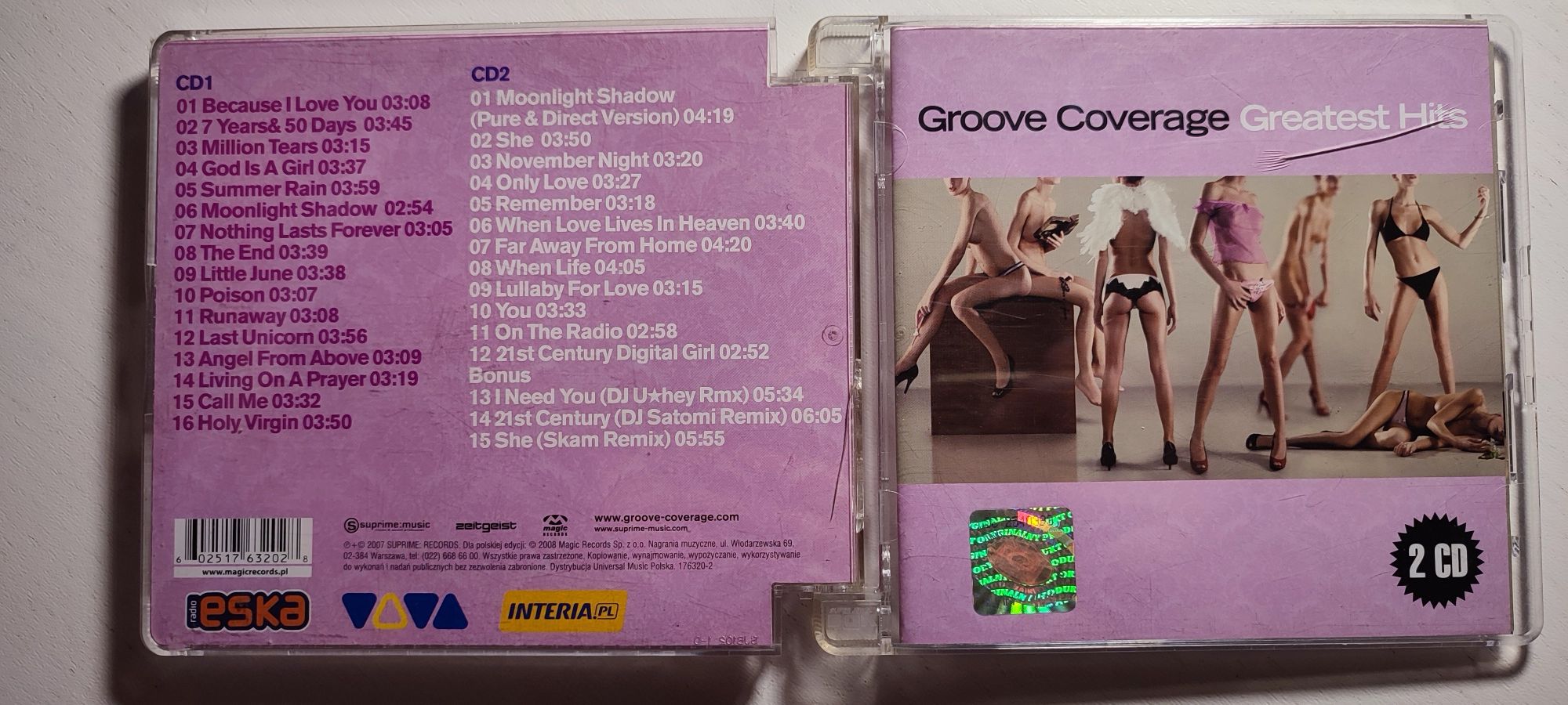 Groove Coverage Greatest Hits 2CD