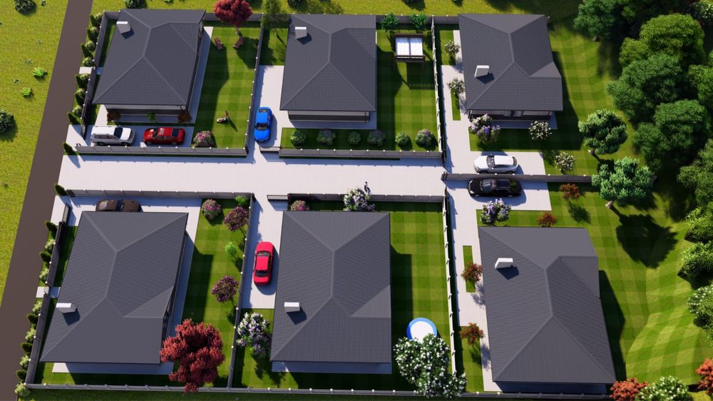 Новий проект! Сучасний будинок в центрі біля озера