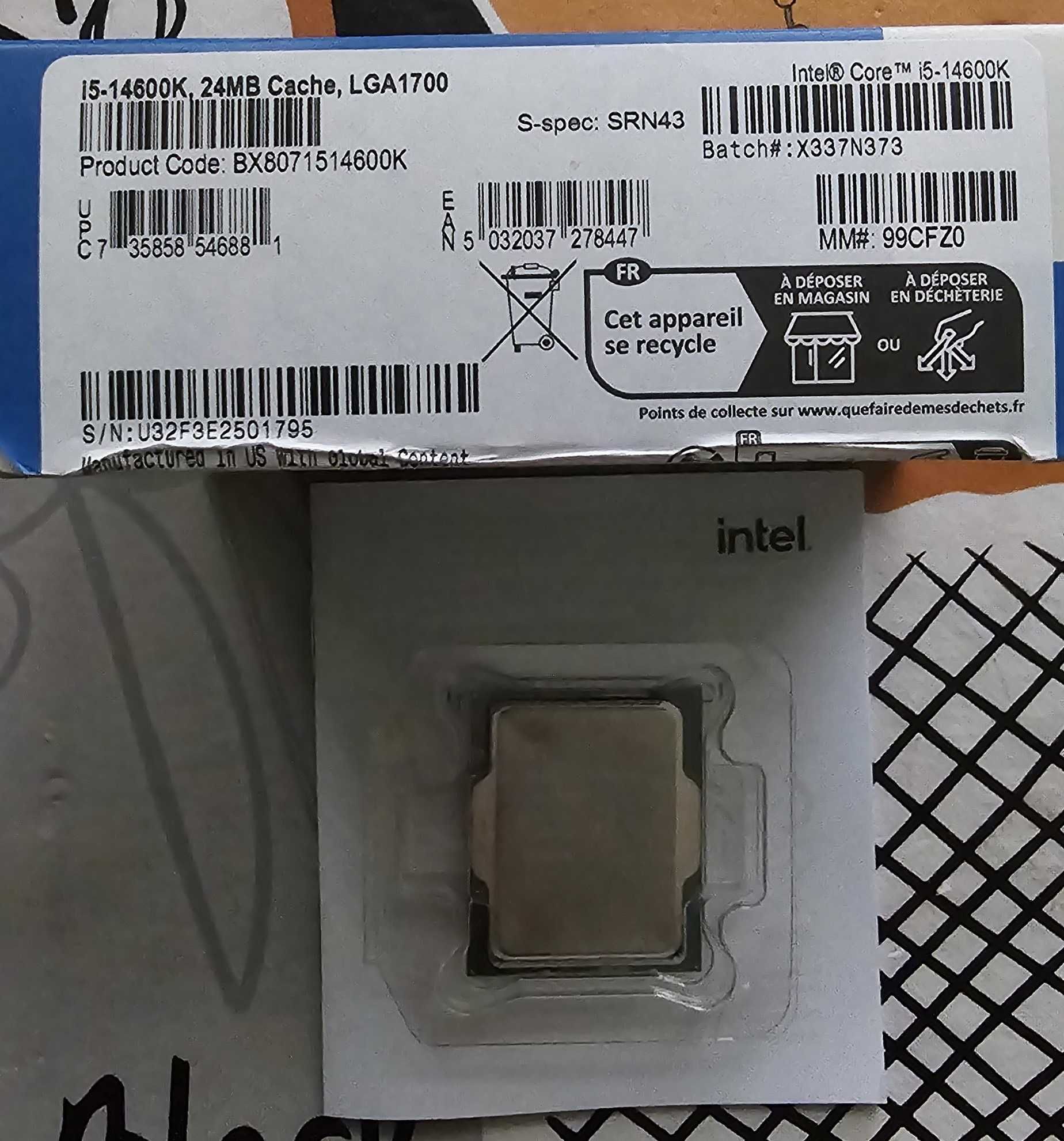 Intel CORE i5 14600K Nowy