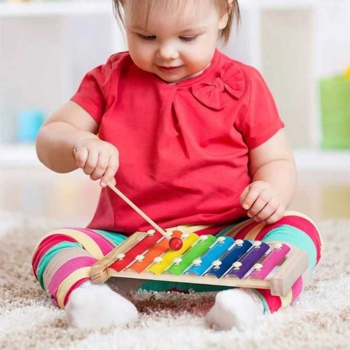Cymbałki kolorowe drewniane Edukacyjne dla Dzieci * Sklep Wejherowo