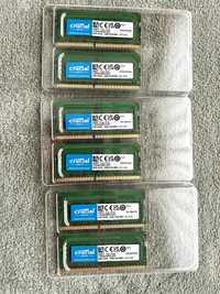 6x Crucial 8GB DDR4 SODIMM