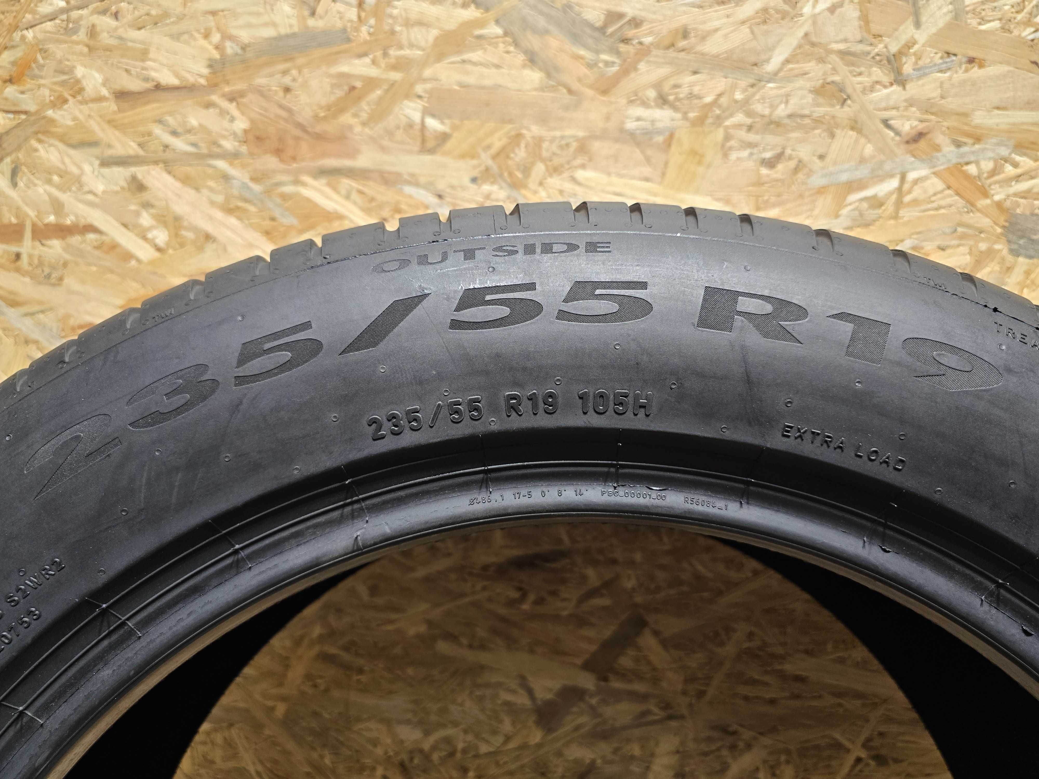 Opona pojedyńcza 235/55/19 105H XL Pirelli Cinturato P7