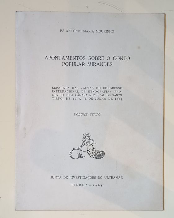 Caderno Sobre Conto Popular Mirandês, 1965 PORTES GRÁTIS