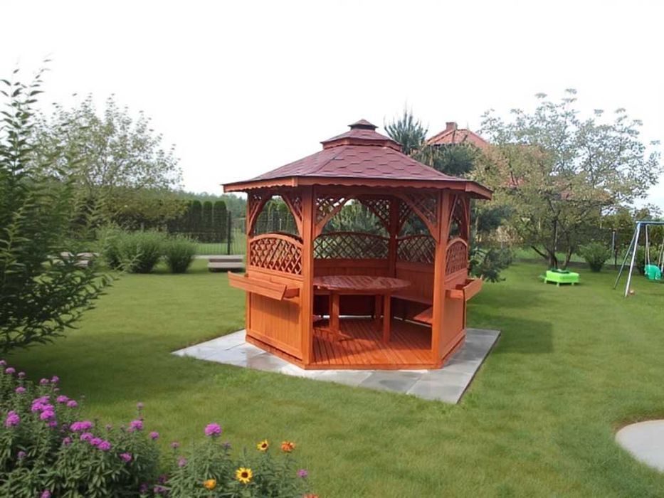 ALTANA 4 3,2m Półokrągłe Kratki Impregnowana +Gont Podłoga Producent