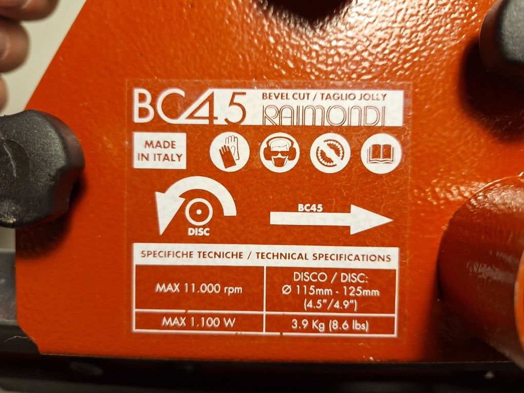 Raimondi  BC 45 ukosowanie płytek