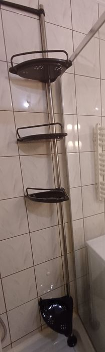 Teleskopowy regał prysznicowy