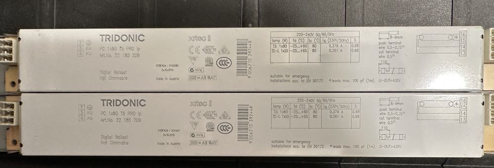 Statecznik elektroniczny Tridonic 1 x 80 W T5