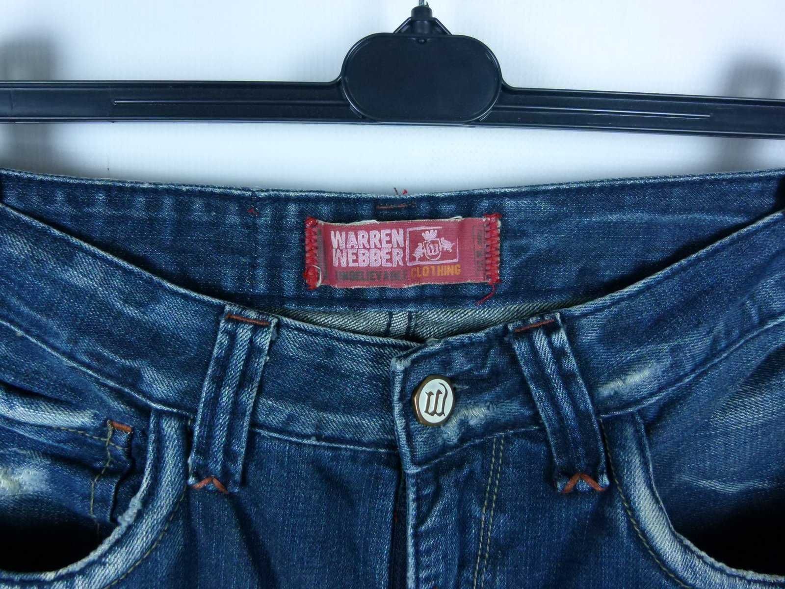 Warren Webber proste spodnie jeans / W30 - S