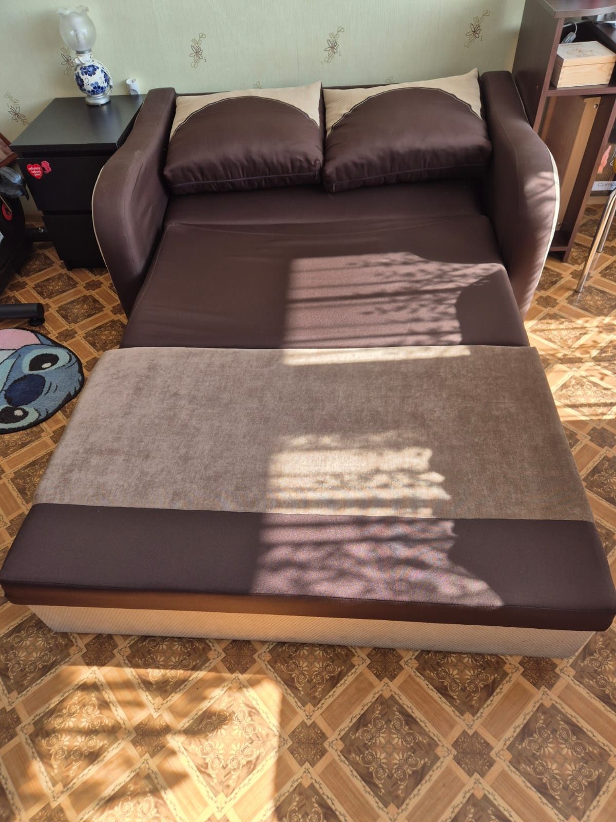 Sofa rozkładana dwuosobowa z funkcją spania