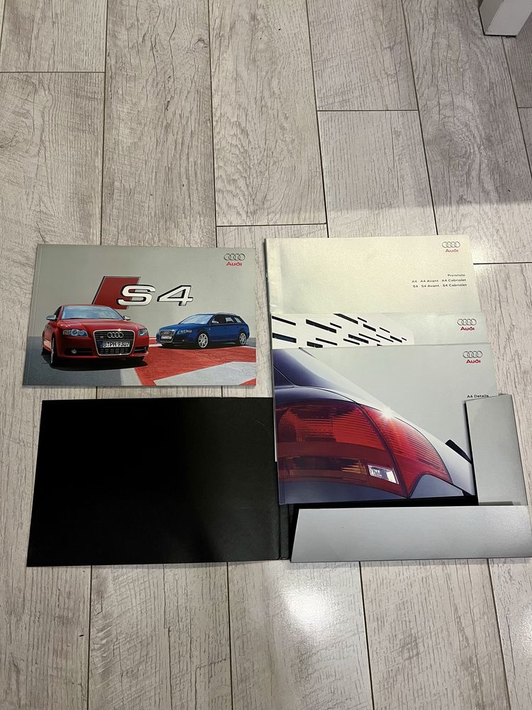 Foldery katalogi Audi A2 A3 S3 S4 A4 A6 C6 b7 S4 dla fana marki