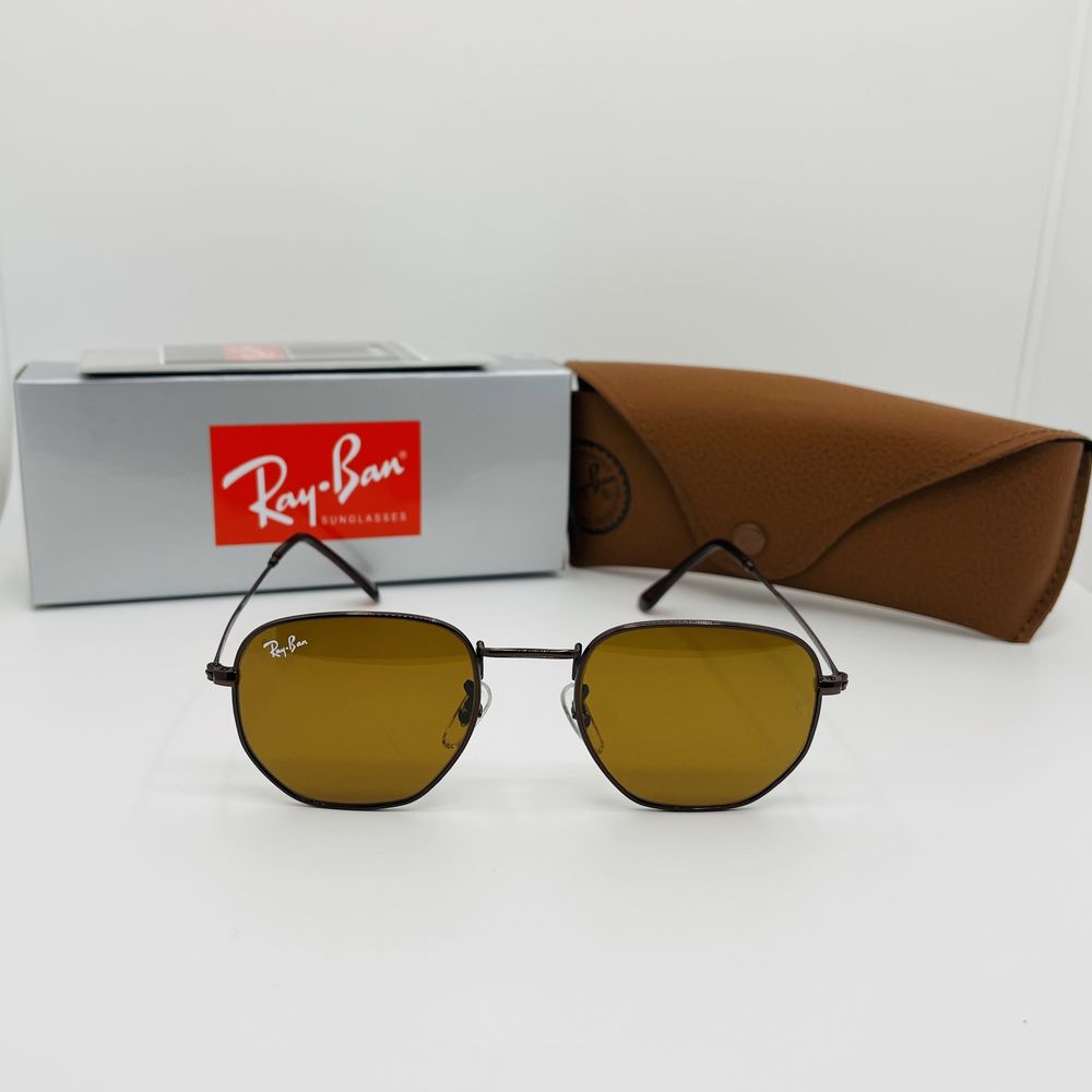 Солнцезащитные очки Ray Ban Hexagonal 3548 50мм стекло (mix)